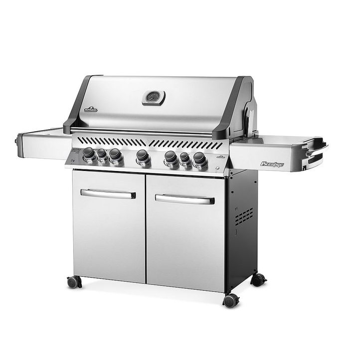 Grill gazowy Napoleon Prestige 665 RSIB Stainelss Steel z tylnym i bocznym palnikiem na podczerwień (P665RSIBPSS-PL)