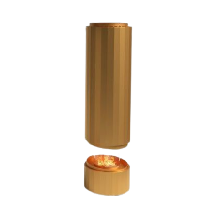 Biokominek automatyczny Pillar Metalic Gold Planika