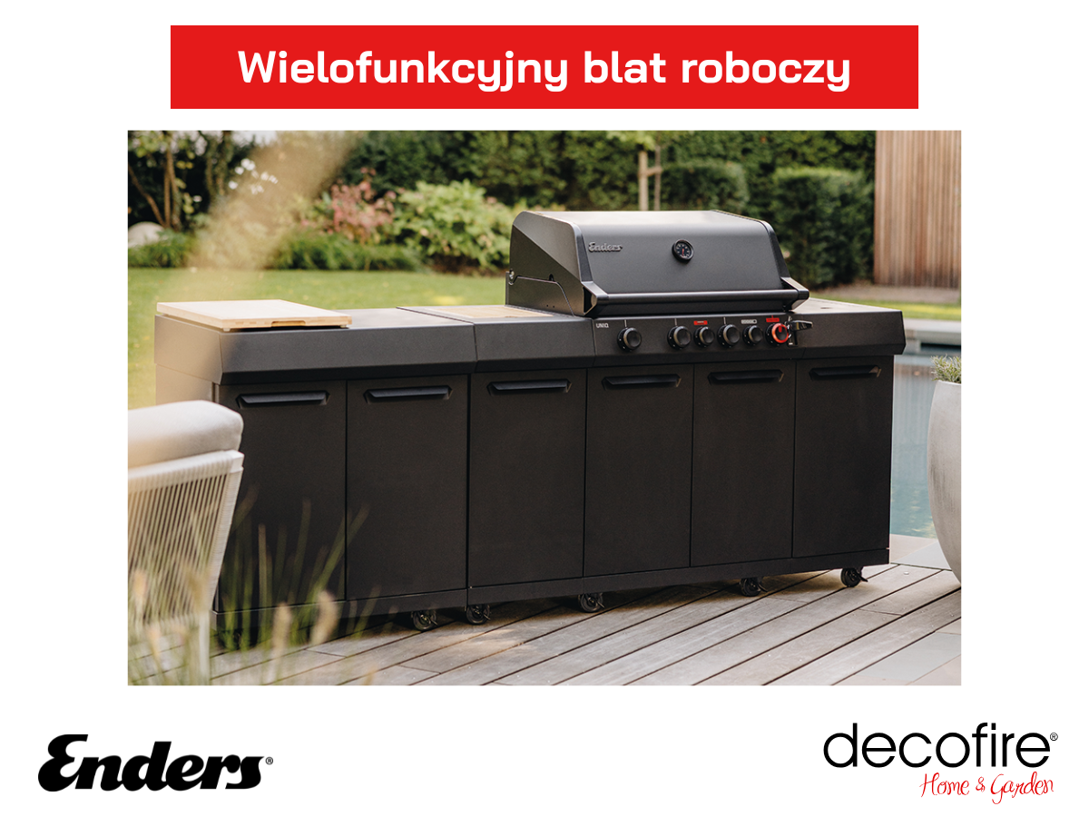 Dopasowanie do grilla Enders i wszechstronny blat roboczy