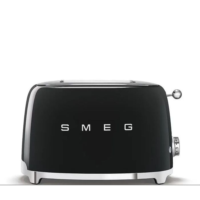 Toster na 2 kromki Smeg Czarny (TSF01BLEU)