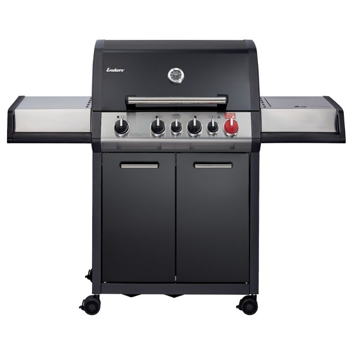 Grill gazowy Enders Monroe Black PRO 4 IK Turbo z palnikiem rożna infrared (837033)