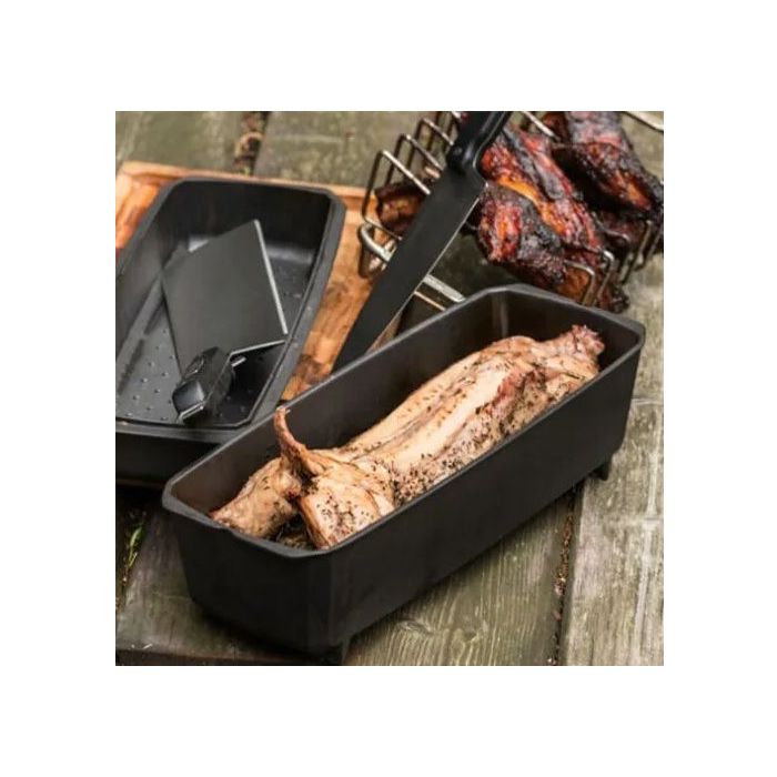 Premium Broil King: Żeliwna brytfanna do żeberek (69615)