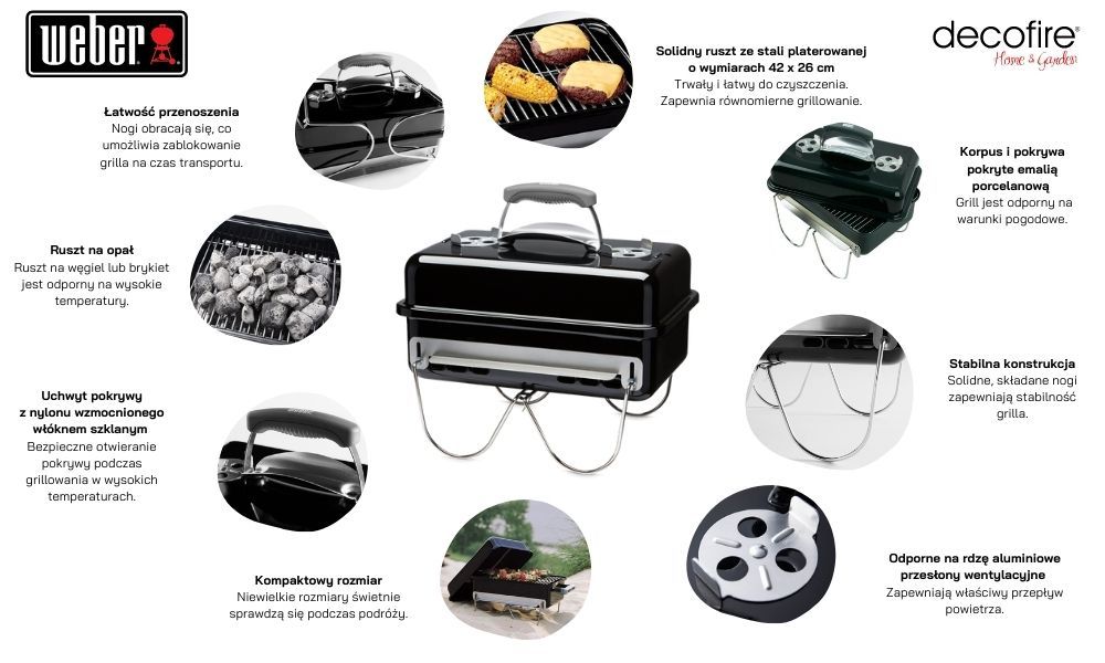 Grill przenośny węglowy Weber Go-Anywhere