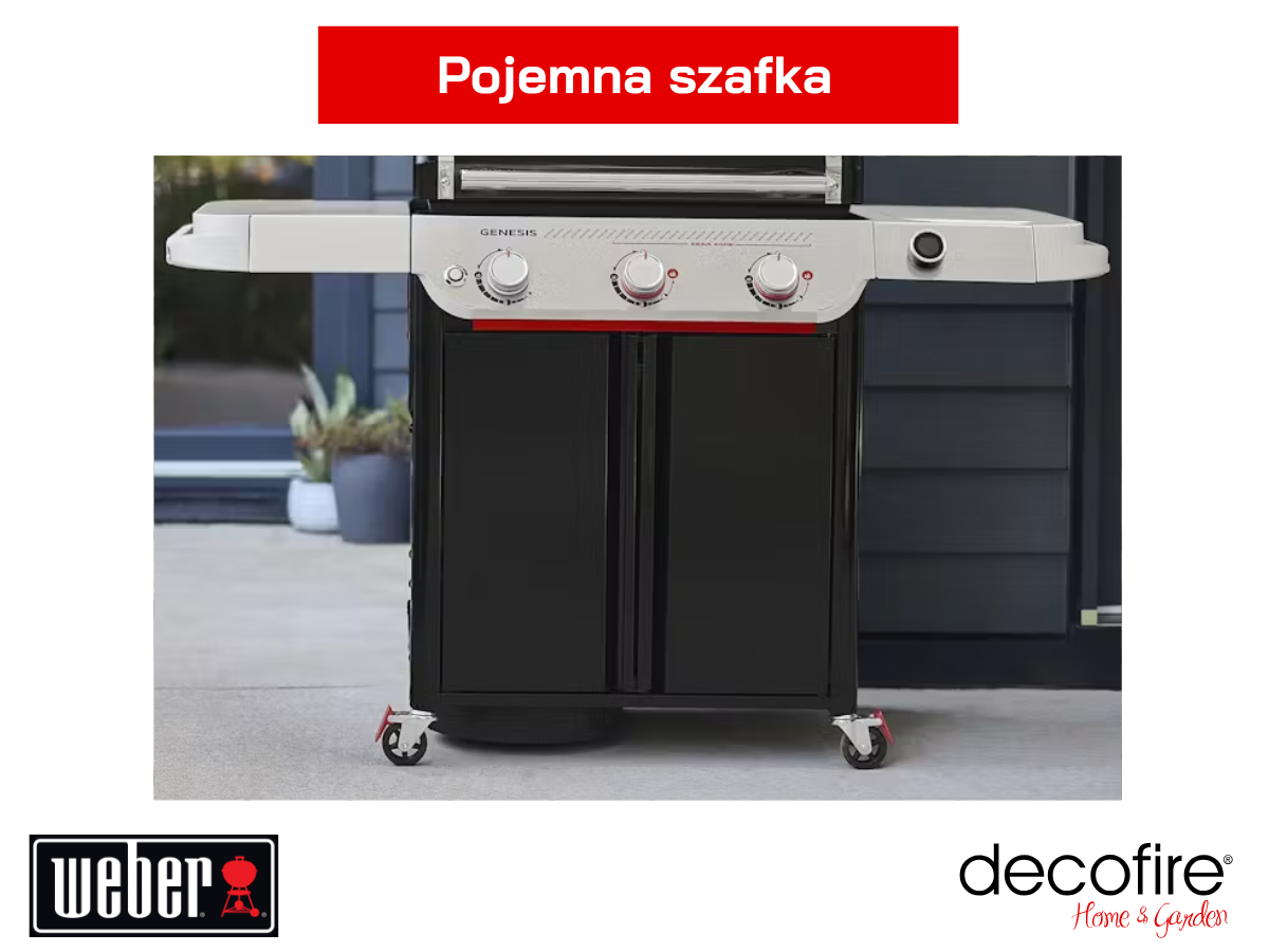 Pojemna szafka na butlę gazową