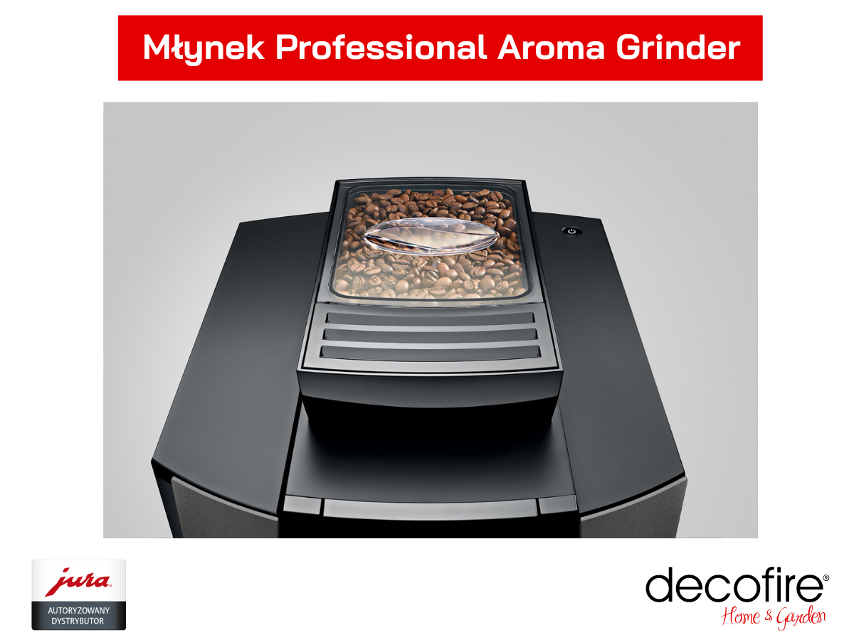 Ekspres do kawy Jura WE8 Dark Inox z młynkiem Professional Aroma Grinder