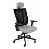 Grospol Fotel biurowy MaxPro BS HD black tkanina Magic Velvet - 10 kolorów