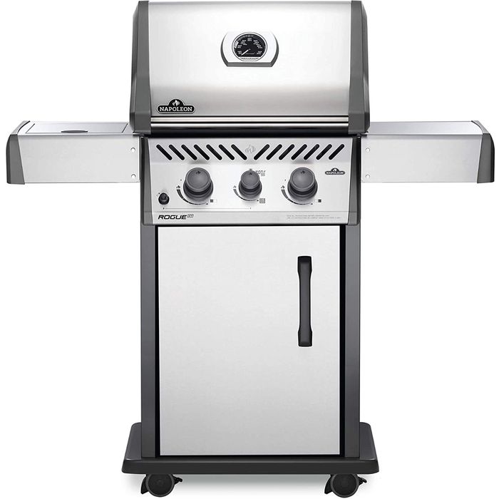 Grill gazowy Napoleon Rogue XT 365 SIBPSS z palnikiem bocznym na podczerwień, Stainless Steel 