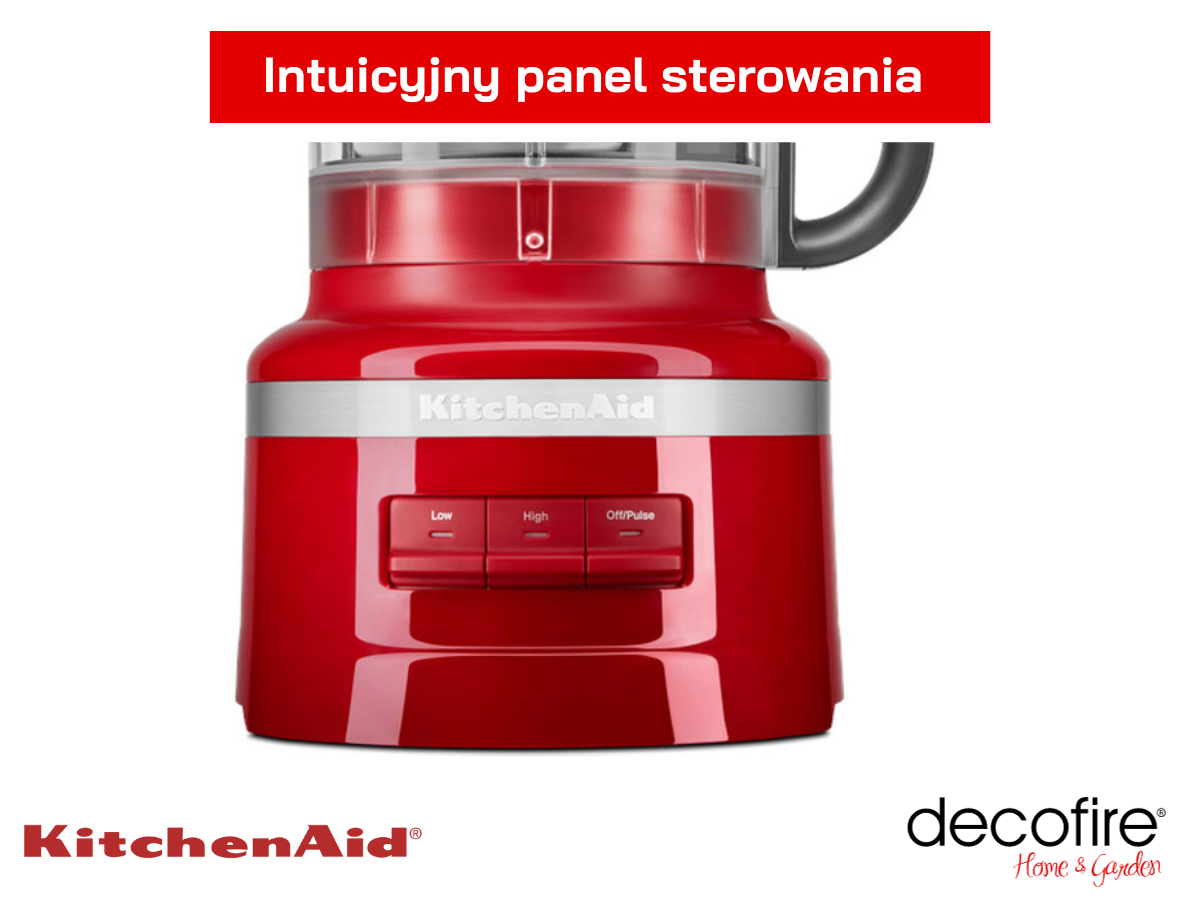 Intuicyjny panel sterowania w malakserze 3,1 l Empire Red KitchenAid