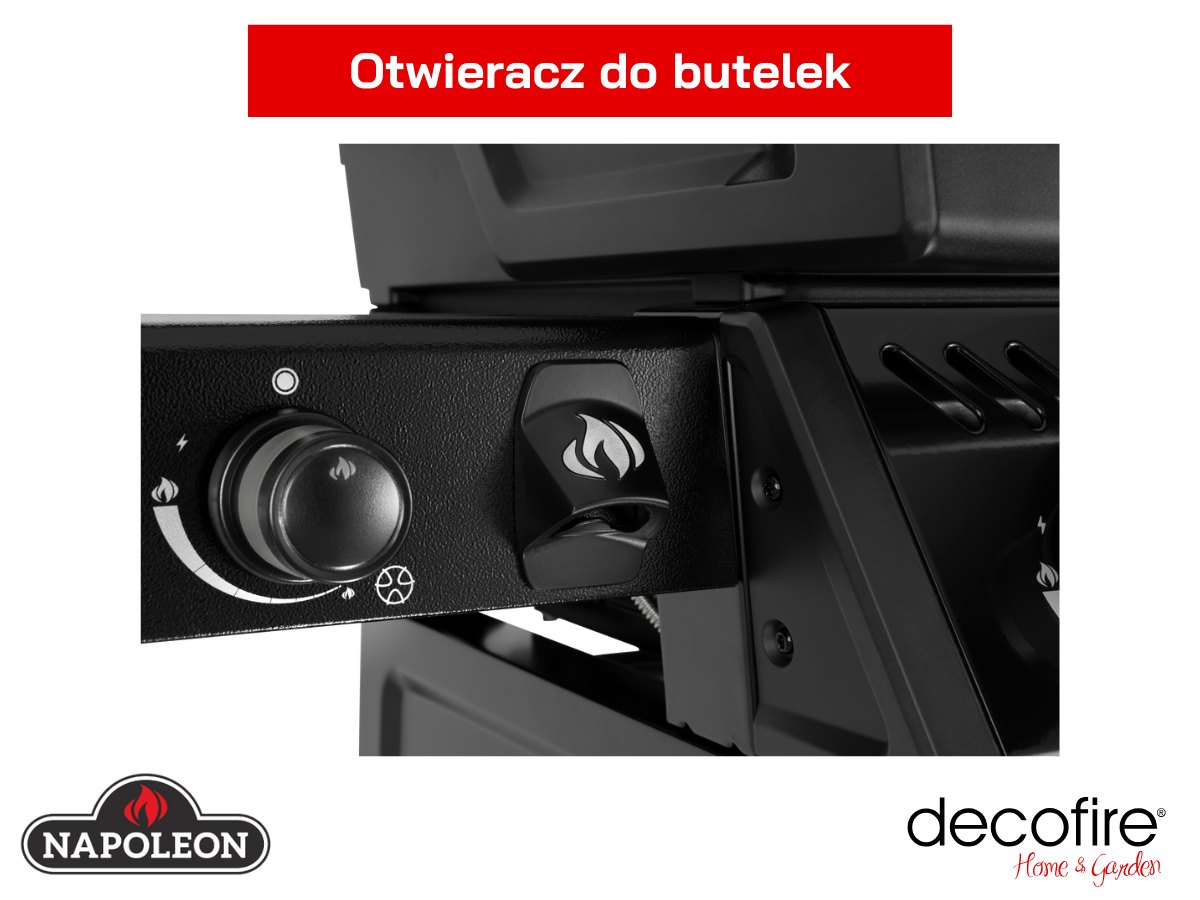Zintegrowany otwieracz do butelek