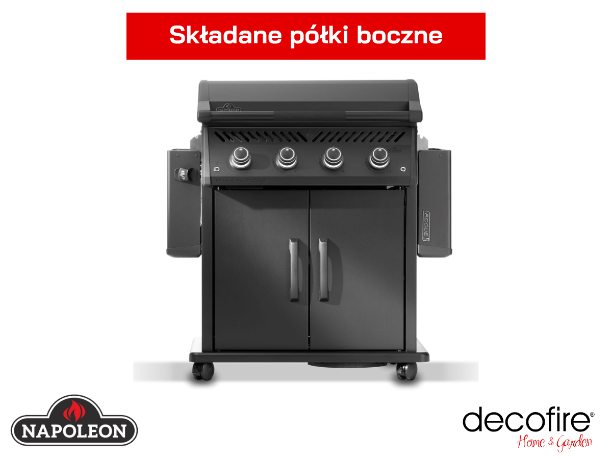 Składane półki boczne