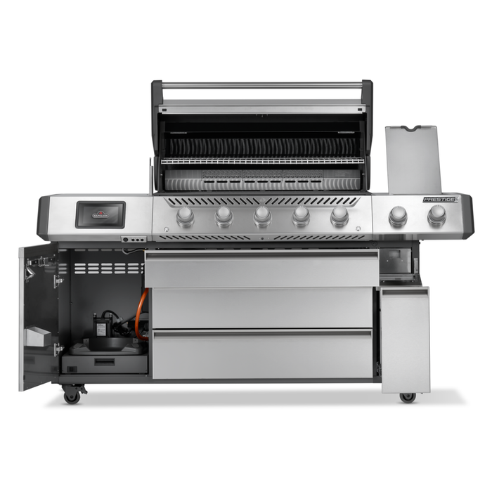 Grill gazowy Napoleon Prestige PRO 665 z palnikiem rożna i palnikiem bocznym Sizzle Zone (PRO665VXRSIBPSS-PL)