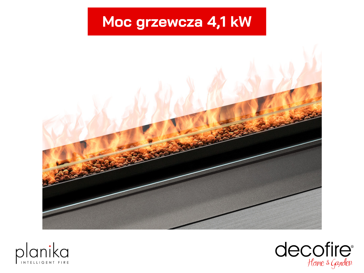 Moc grzewcza 4,1 kW biokominek Neo 500 Burner Planika