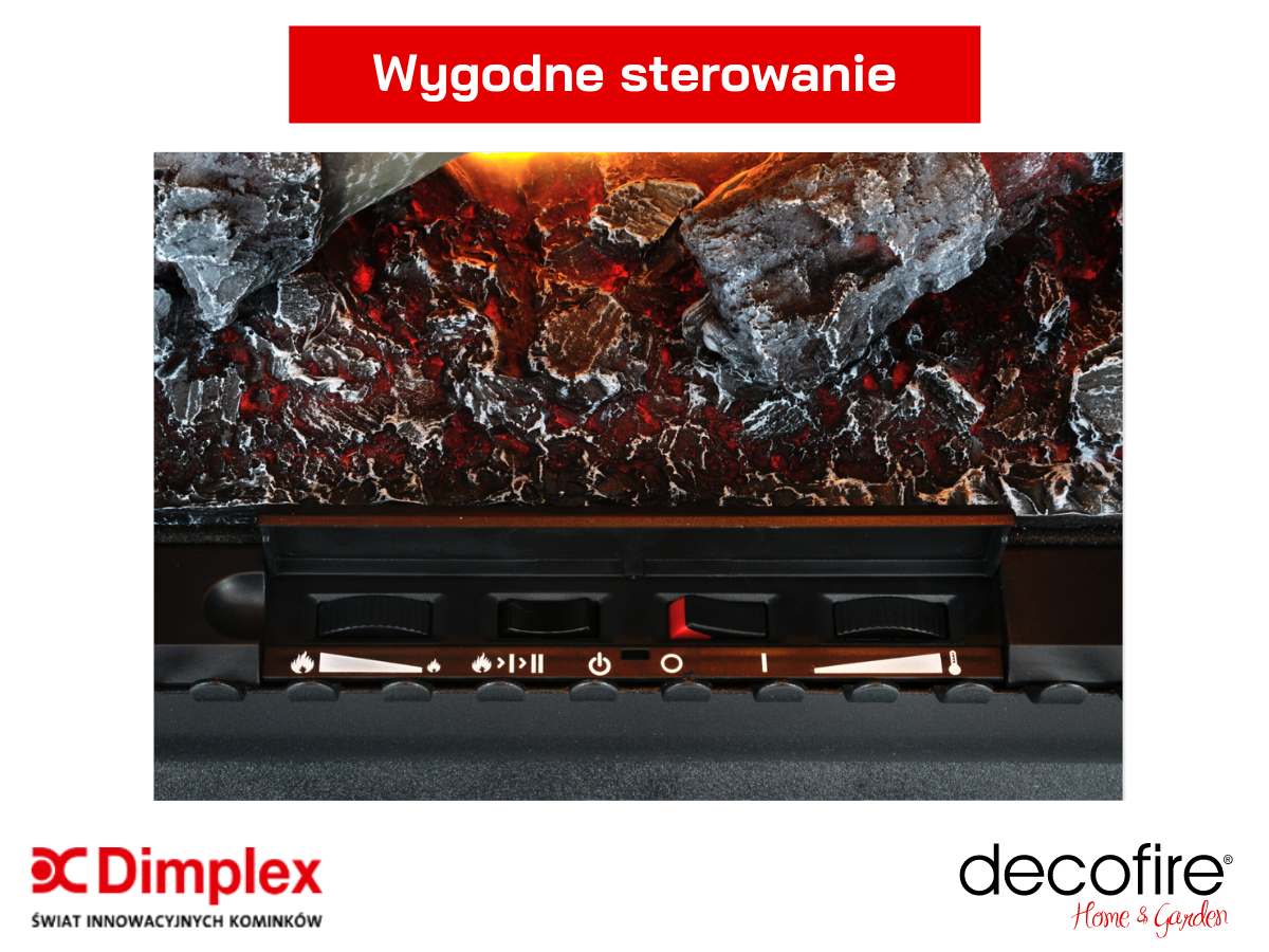 Wygodne sterowanie za pomocą manualnych przycisków 