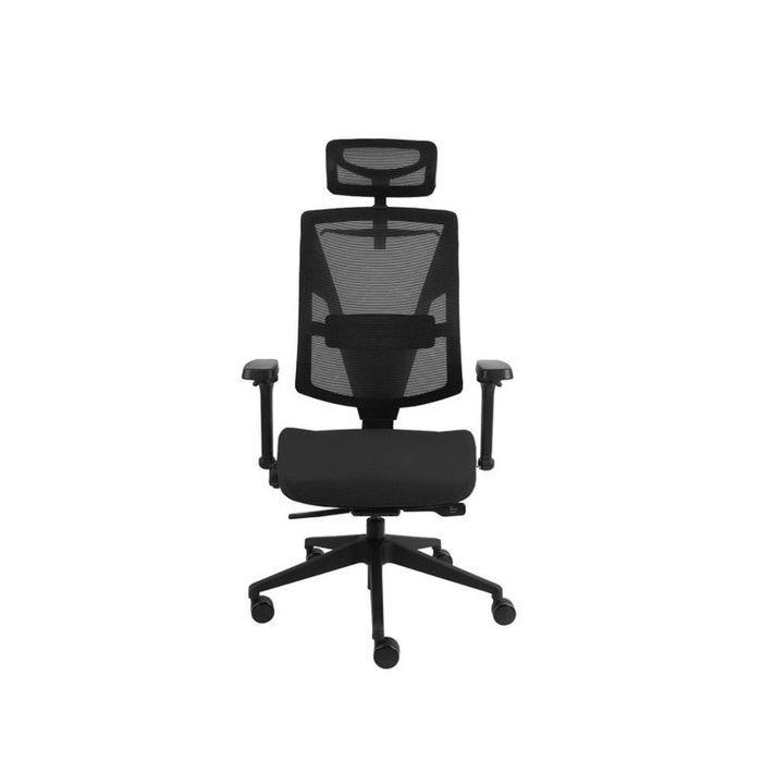 Grospol Fotel biurowy Futura 4 S Plus black tkanina Synergy - 12 kolorów