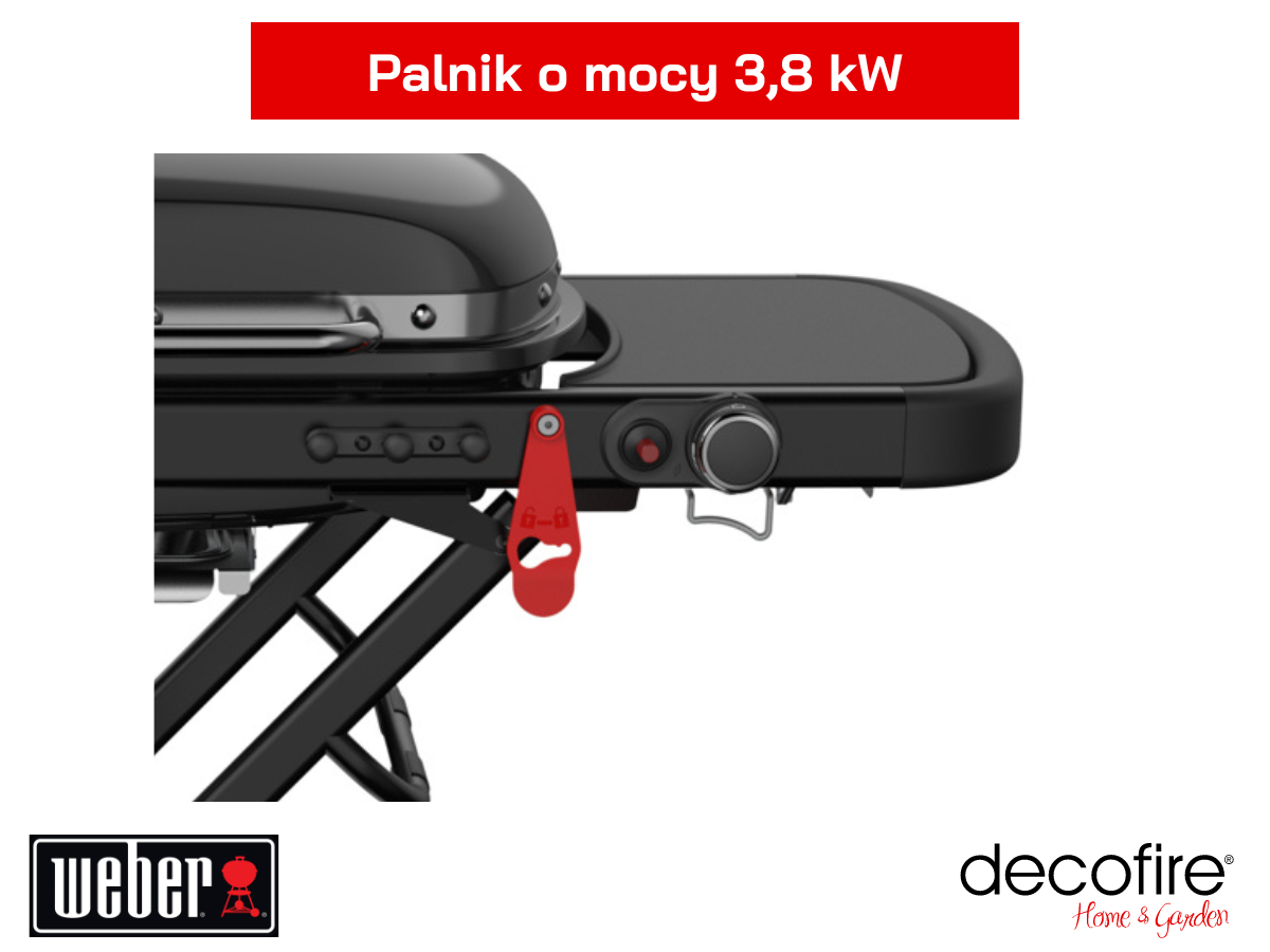 Palnik grilla gazowego Weber Traveler Stealth Edition