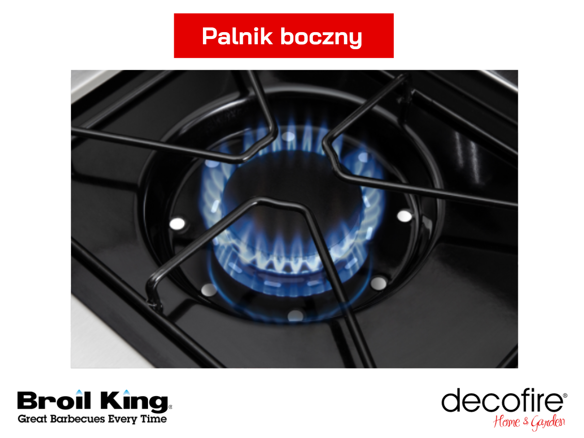 Grill gazowy Crown 440 Broil King wyposażony w palnik boczny