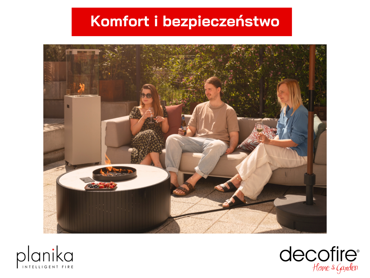 Komfort i bezpieczeństwo kominka gazowego