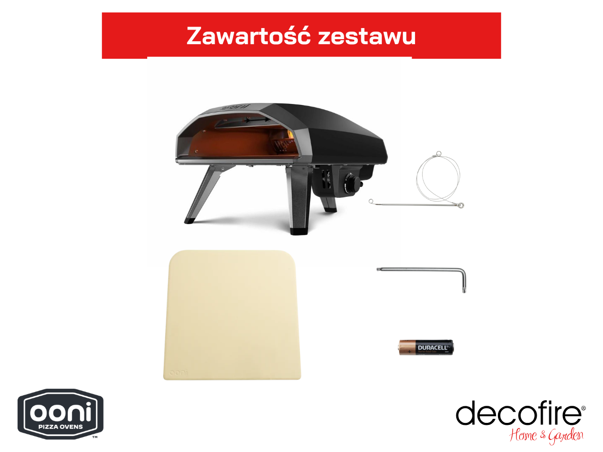 Zawartość opakowania Ooni Koda 2