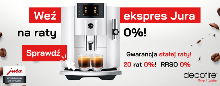 Ekspres do kawy Jura E8 Piano White (EC) raty 0%