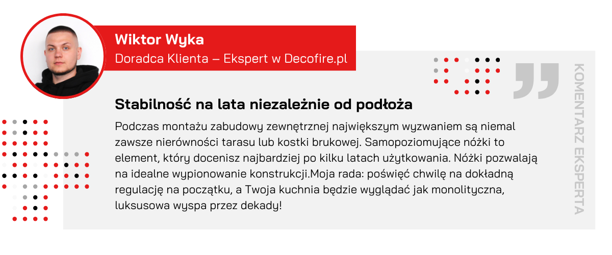 Opinia eksperta o nóżkach samopoziomujących