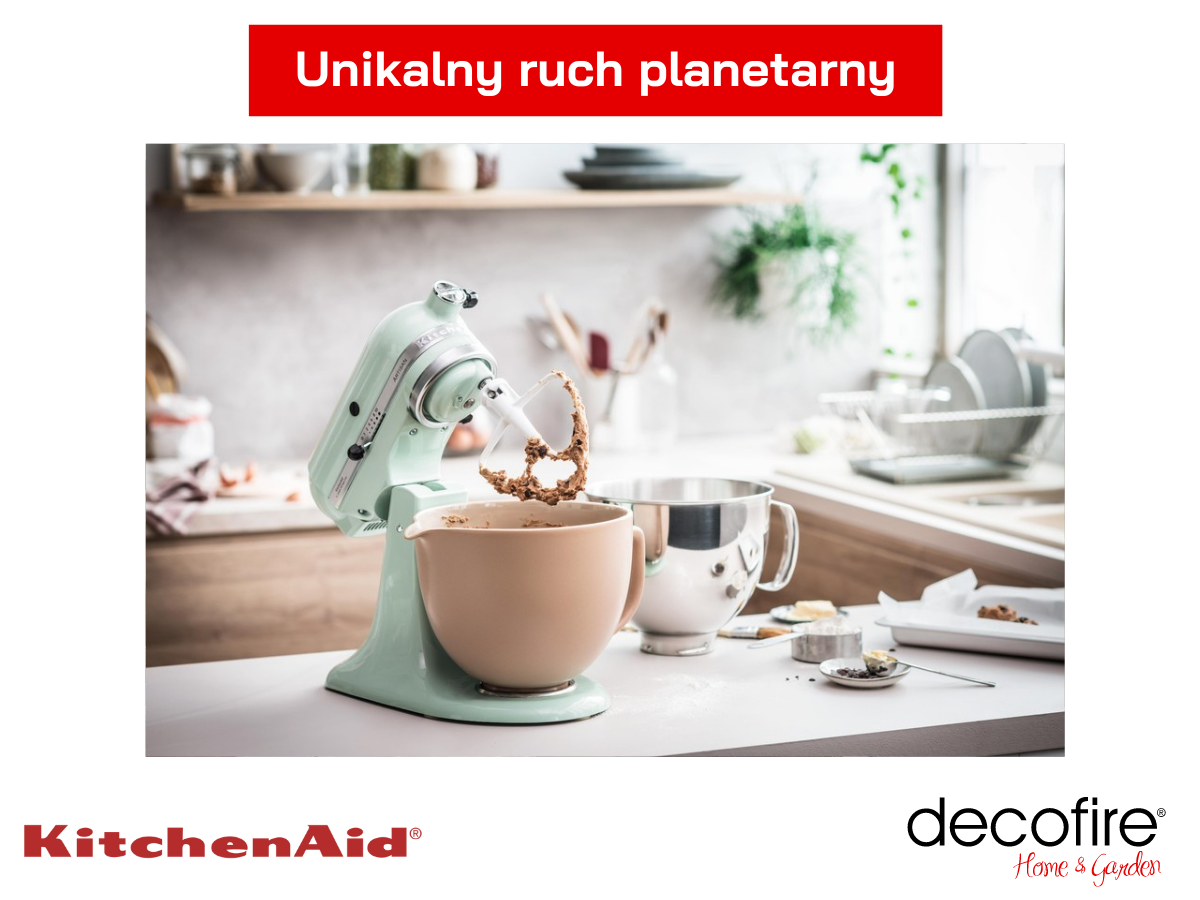Mikser Artisan 5 Pistachio KitchenAid ruch planetarny