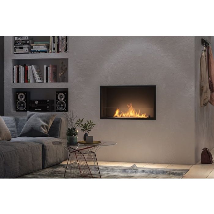 Biokominek do zabudowy Infire Inside Black 800 Slim Line