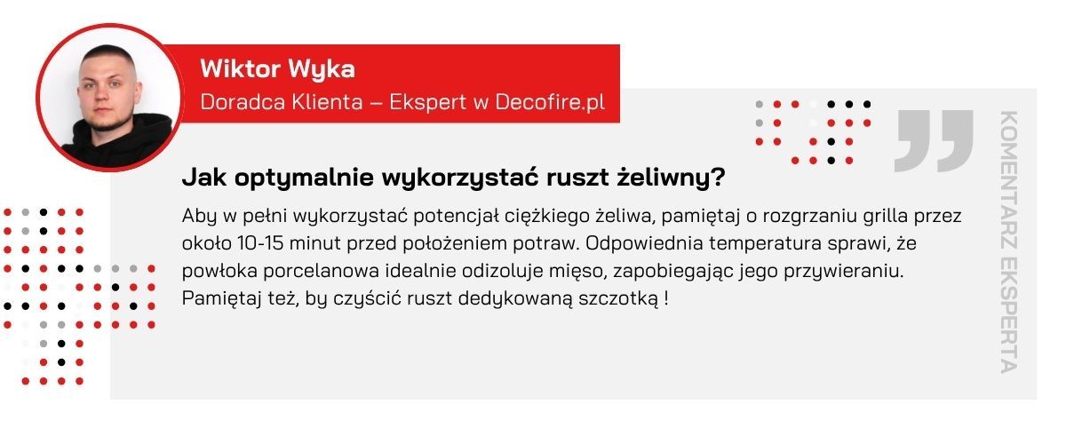 Jak wykorzystać ruszt żeliwny – rada eksperta