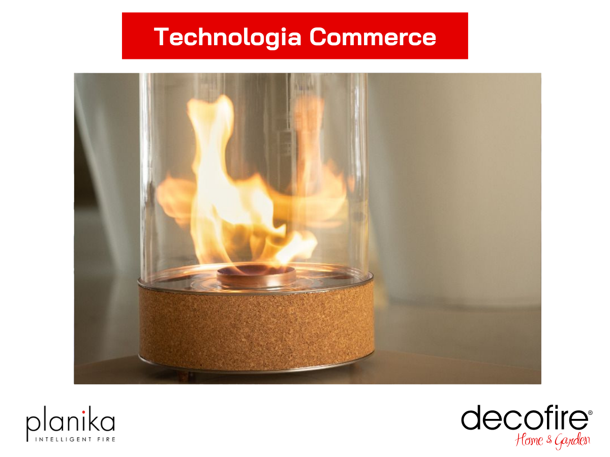 Biokominek Planika Dancing Flames z technologią Commerce