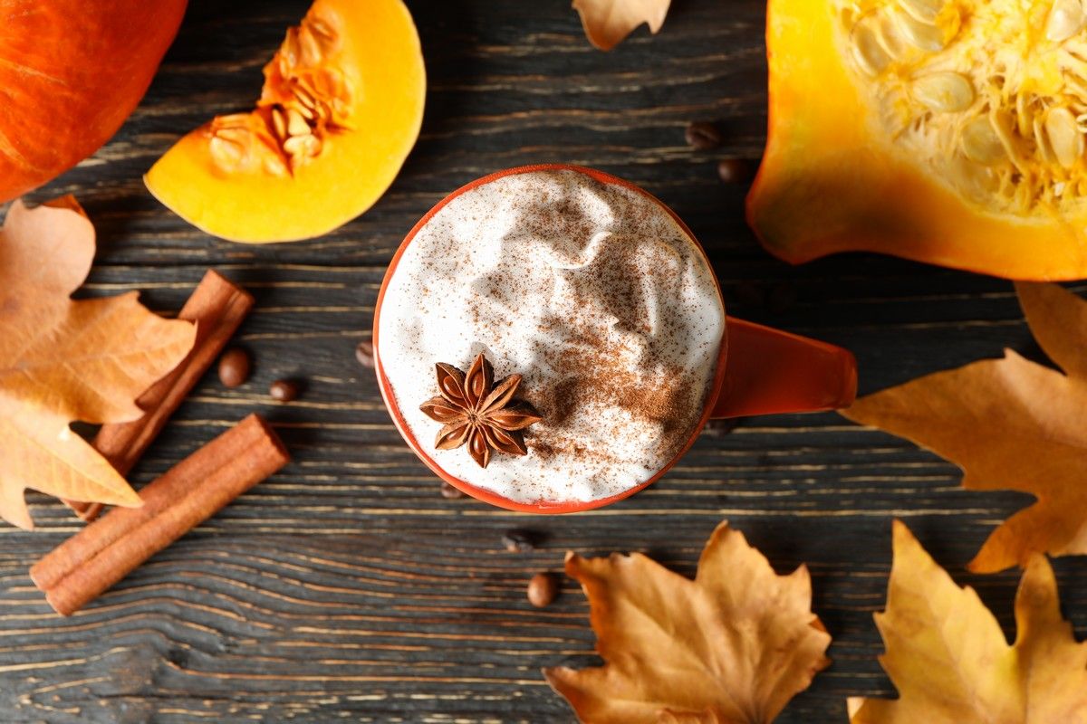 Pumpkin Spice Latte z cynamonem