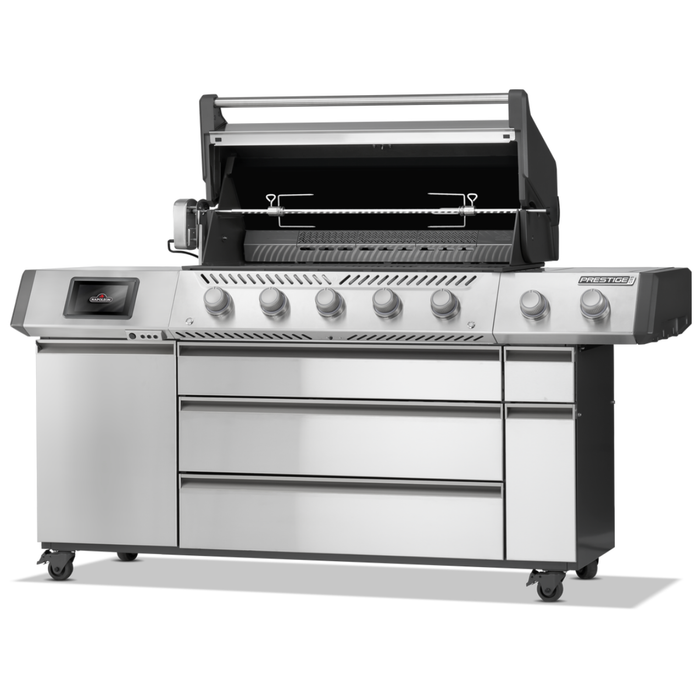 Grill gazowy Napoleon Prestige PRO 665 z palnikiem rożna i palnikiem bocznym Sizzle Zone (PRO665VXRSIBPSS-PL)