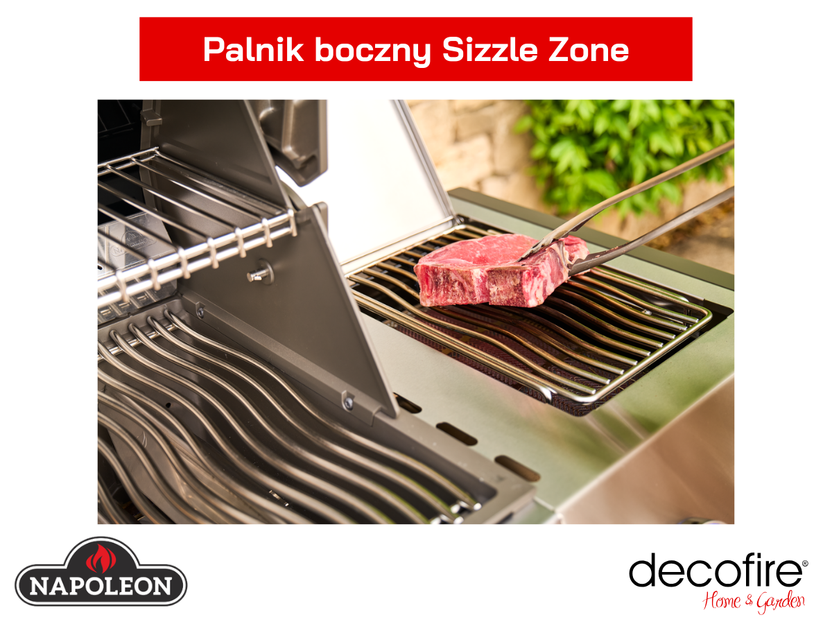Palnik boczny Sizzle Zone na podczerwień
