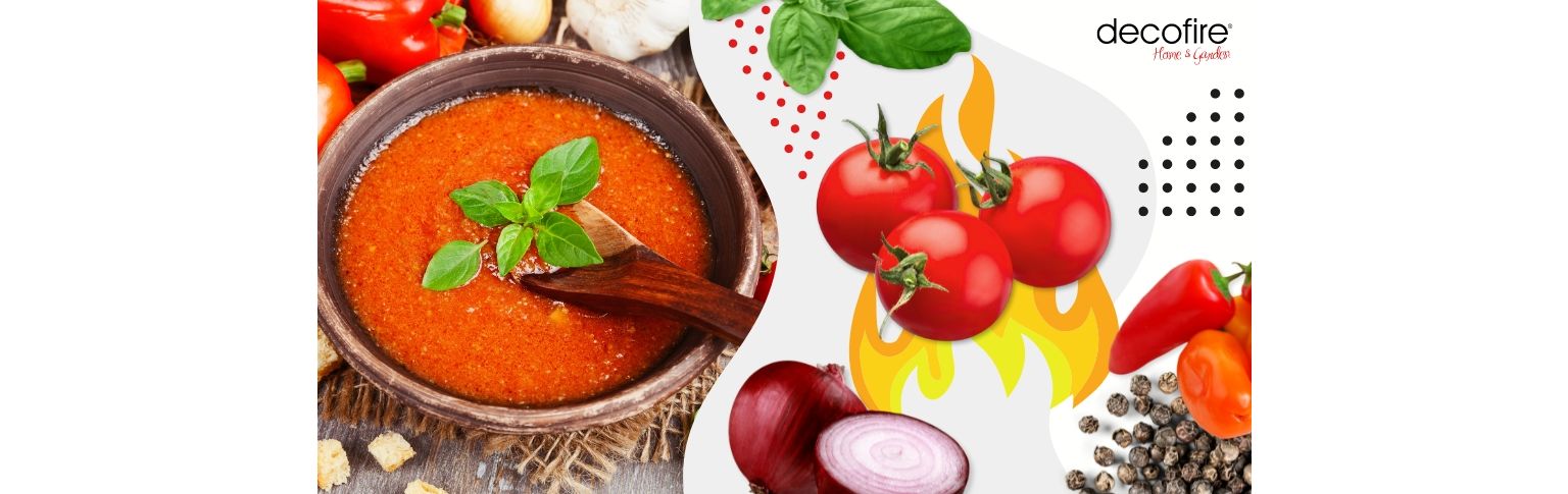 Gazpacho z grillowanych warzyw