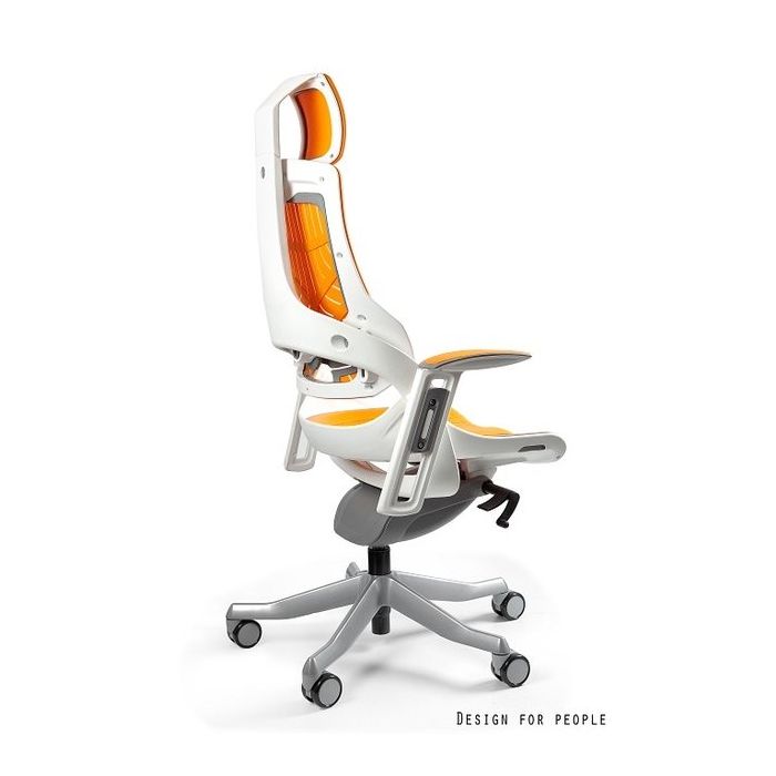 UNIQUE Fotel biurowy WAU biały, tkanina różne kolory (W-609-W-BL) design
