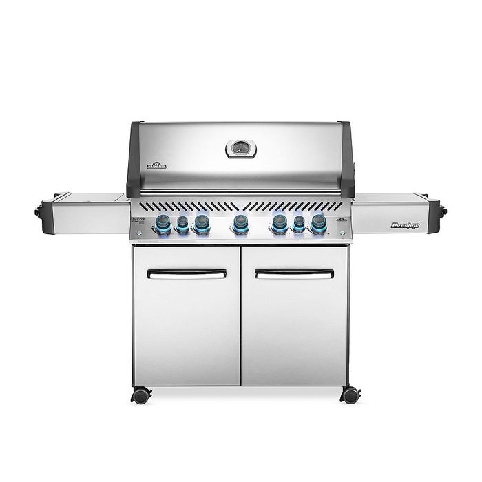 Grill gazowy Napoleon Prestige 665 RSIB Stainelss Steel z tylnym i bocznym palnikiem na podczerwień (P665RSIBPSS-PL)