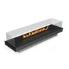 Biokominek Planika Prime Fire 2.0 1190 Burner z ramą i panelami szklanymi