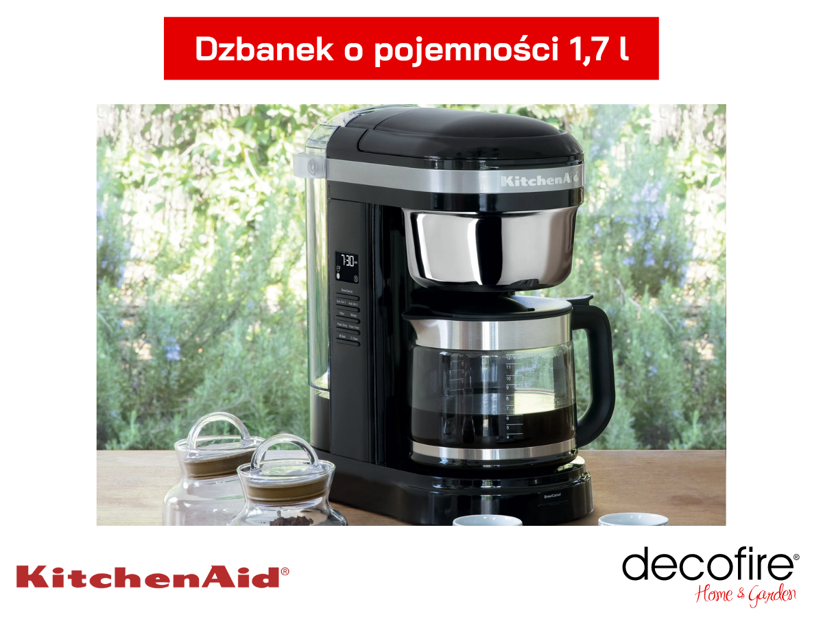 Dzbanek o pojemności 1,7 liltra w ekspresie przelewowym KitchenAid