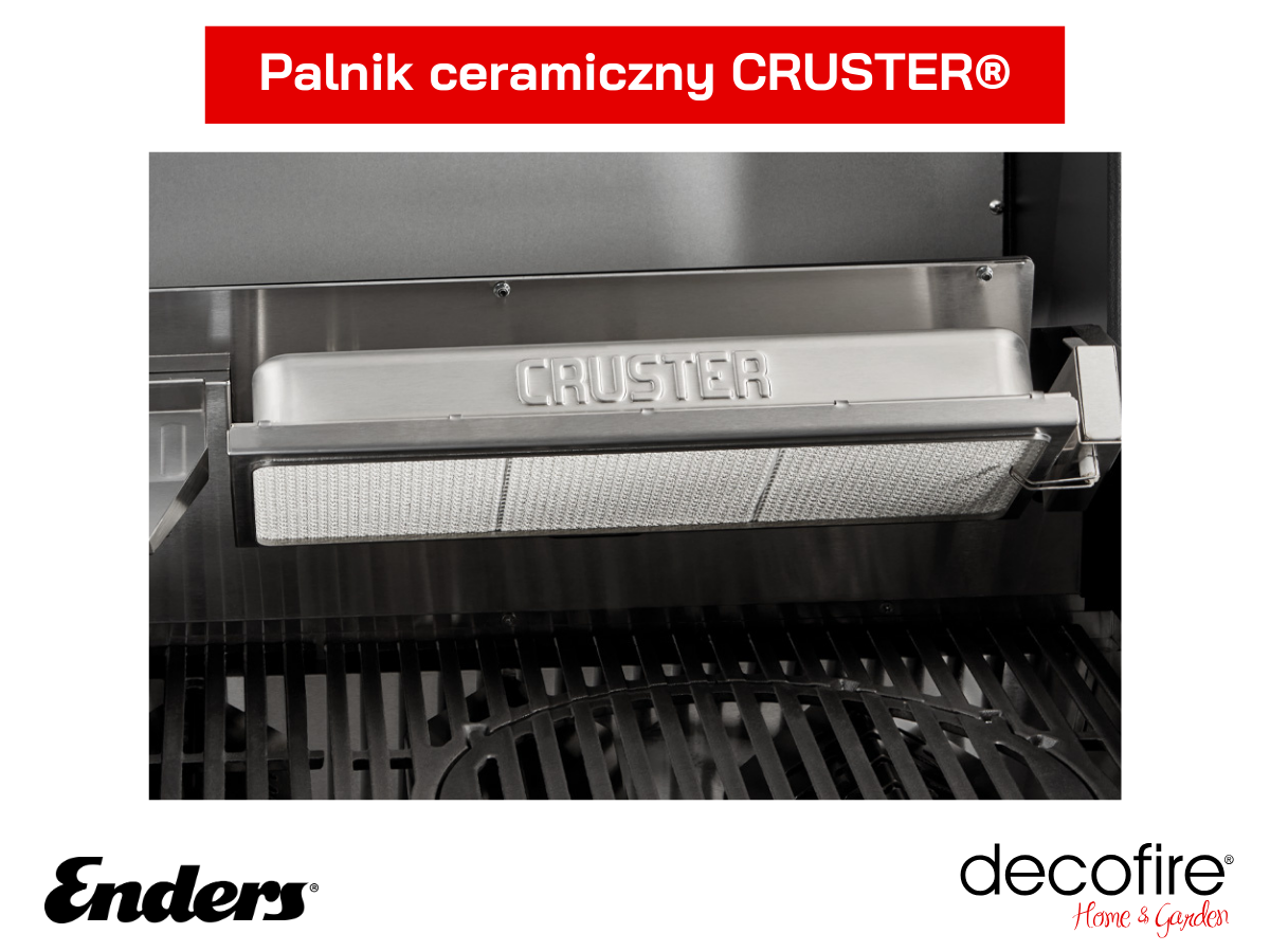 Palnik ceramiczny CRUSTER® o mocy 6,7 kW