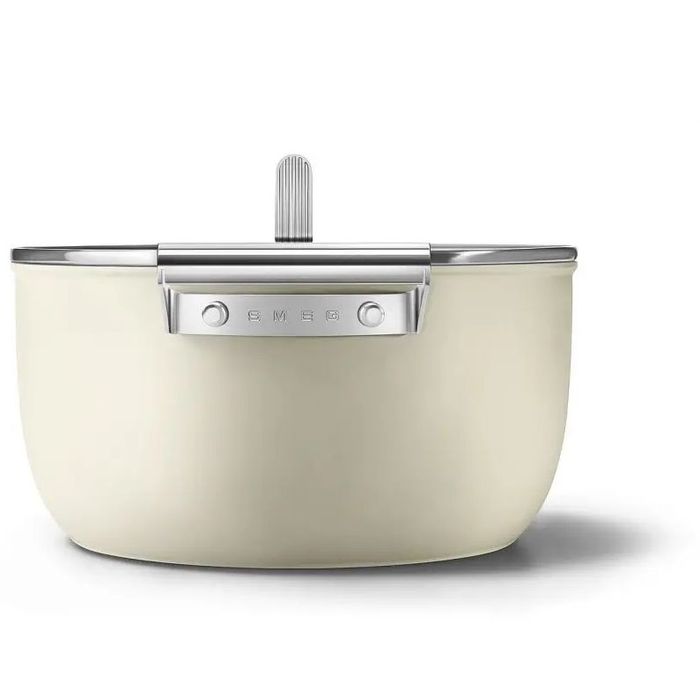 Garnek 26 cm Kremowy Smeg (CKFC2611CRM)