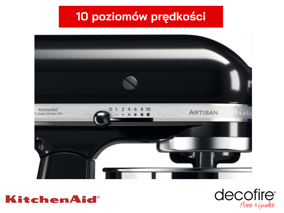 Poziomy prędkości w mikserze Aristan 5 Onyc Black KitchenAid