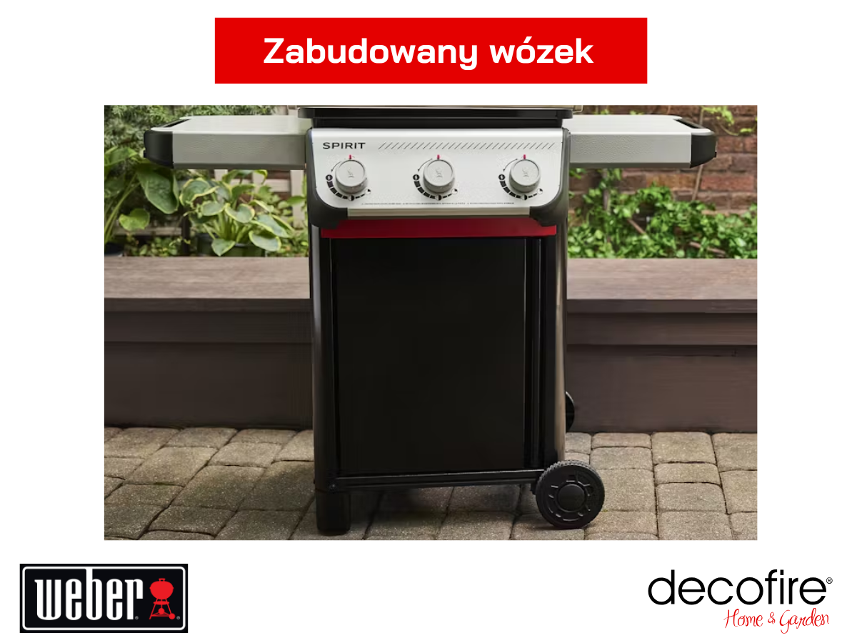 Zabudowany wózek z drzwiczkami