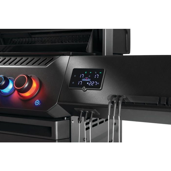 Grill gazowy Napoleon Phantom Prestige 500 Connected z palnikiem rożna i palnikiem bocznym Sizzle Zone WIFI Czarny (P500VXRSIBPK-PL-PHM)