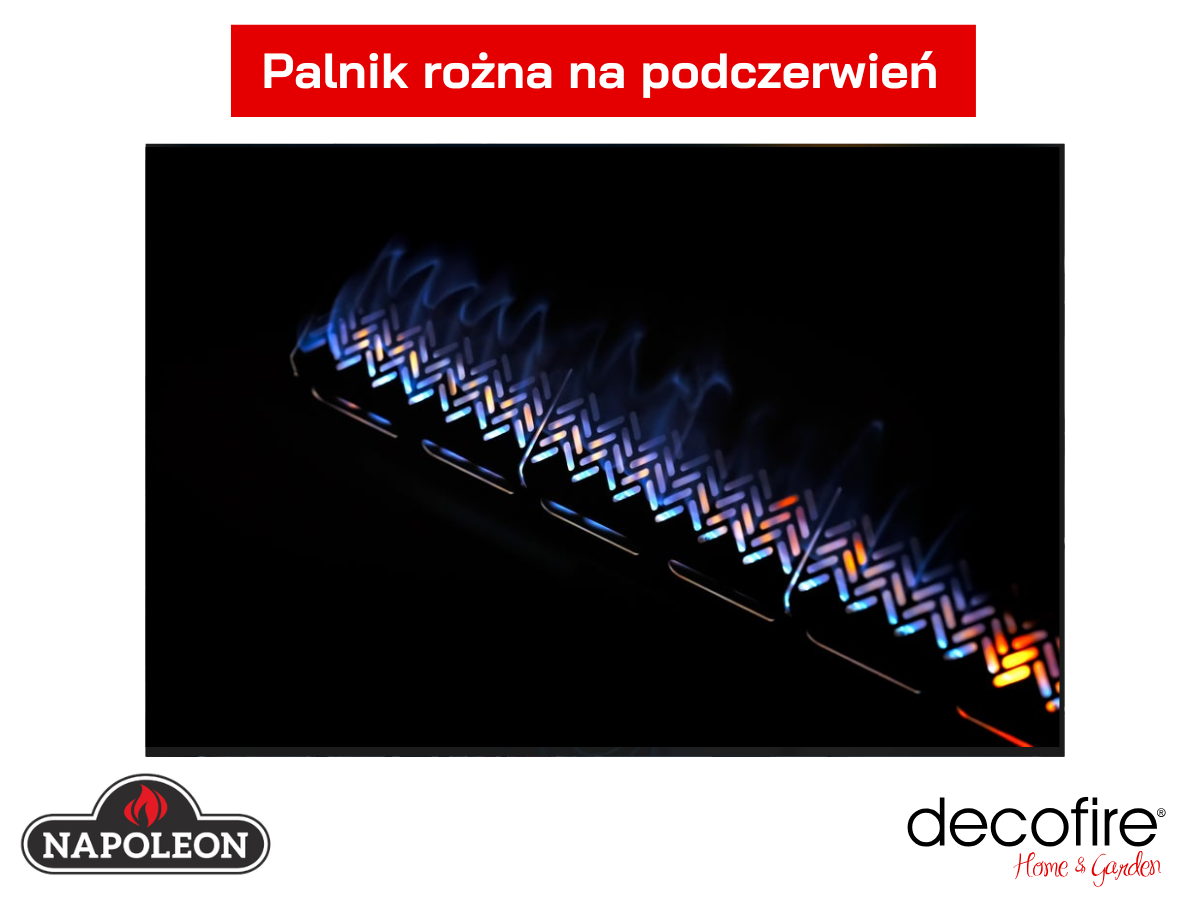 Tylny palnik rożna na podczerwień