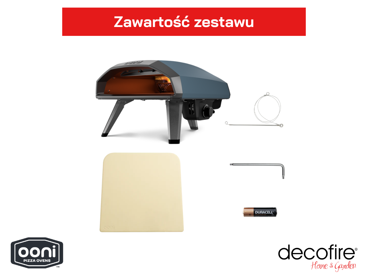 Zawartość opakowania Ooni Koda 2