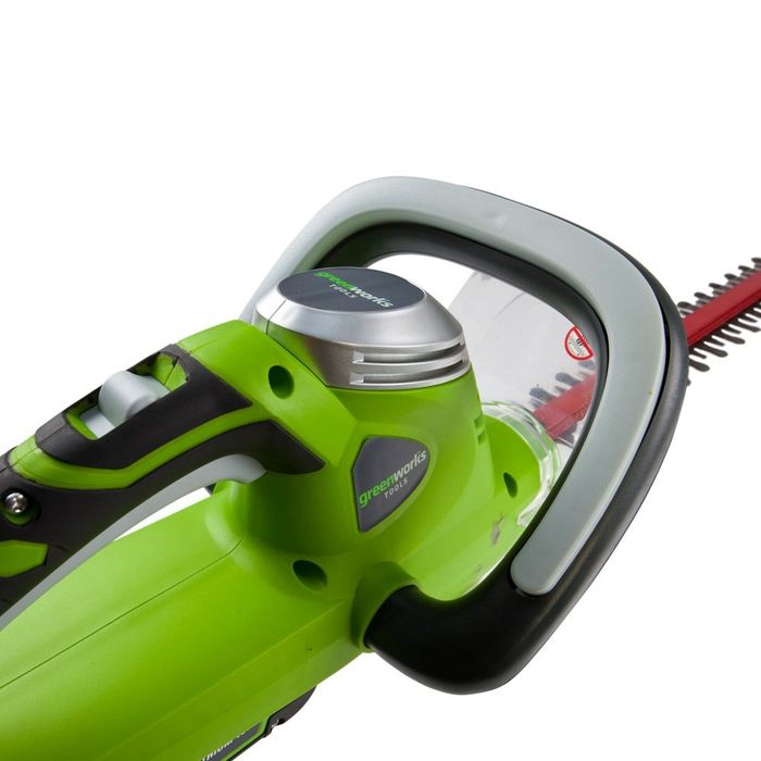 Zestaw GreenWorks Akumulatorowe Nożyce do żywopłotu 54 cm 24V + Bateria 2Ah + Ładowarka (2200007VA)