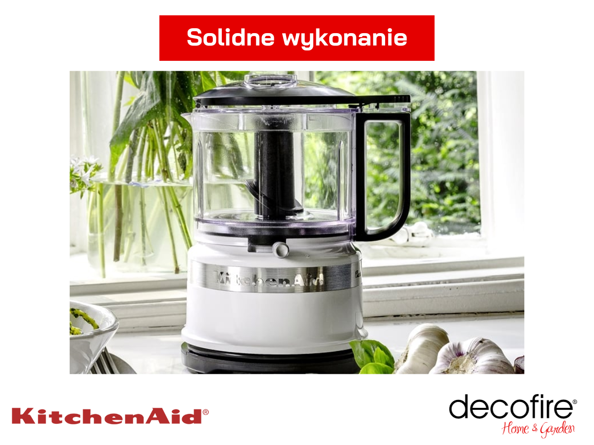 Solidne wykonanie malaksera MINI 0,8 l White KitchenAid