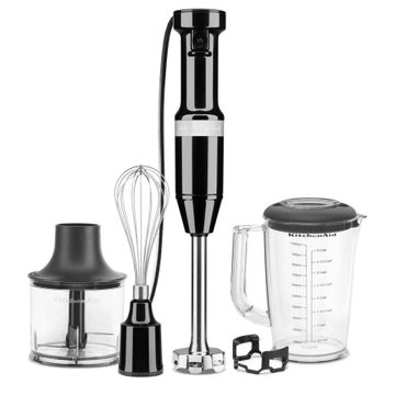 Blender ręczny z akcesoriami Onyx Black KitchenAid (5KHBV83EOB)