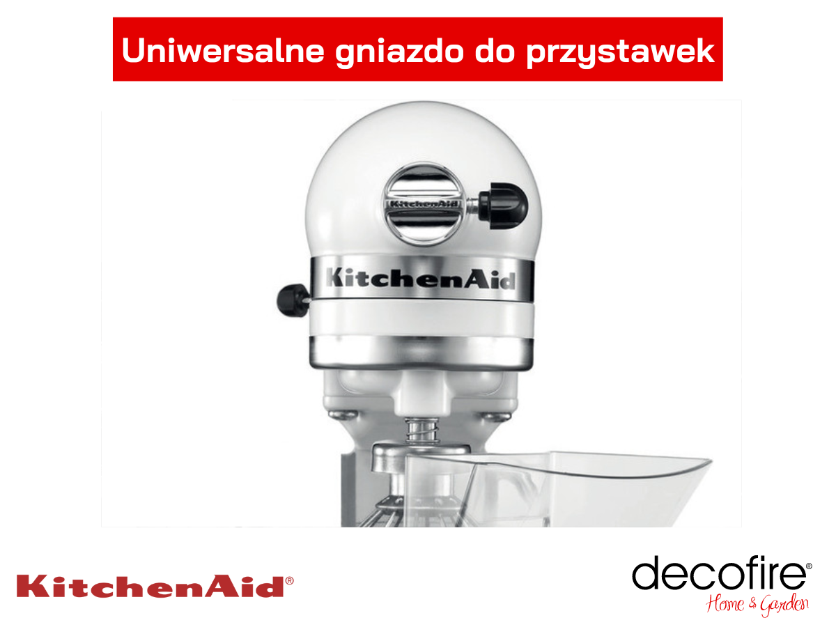 Uniwersalne gniazdo na dodatkowe przystawki w mikserze Heavy Duty 5 White