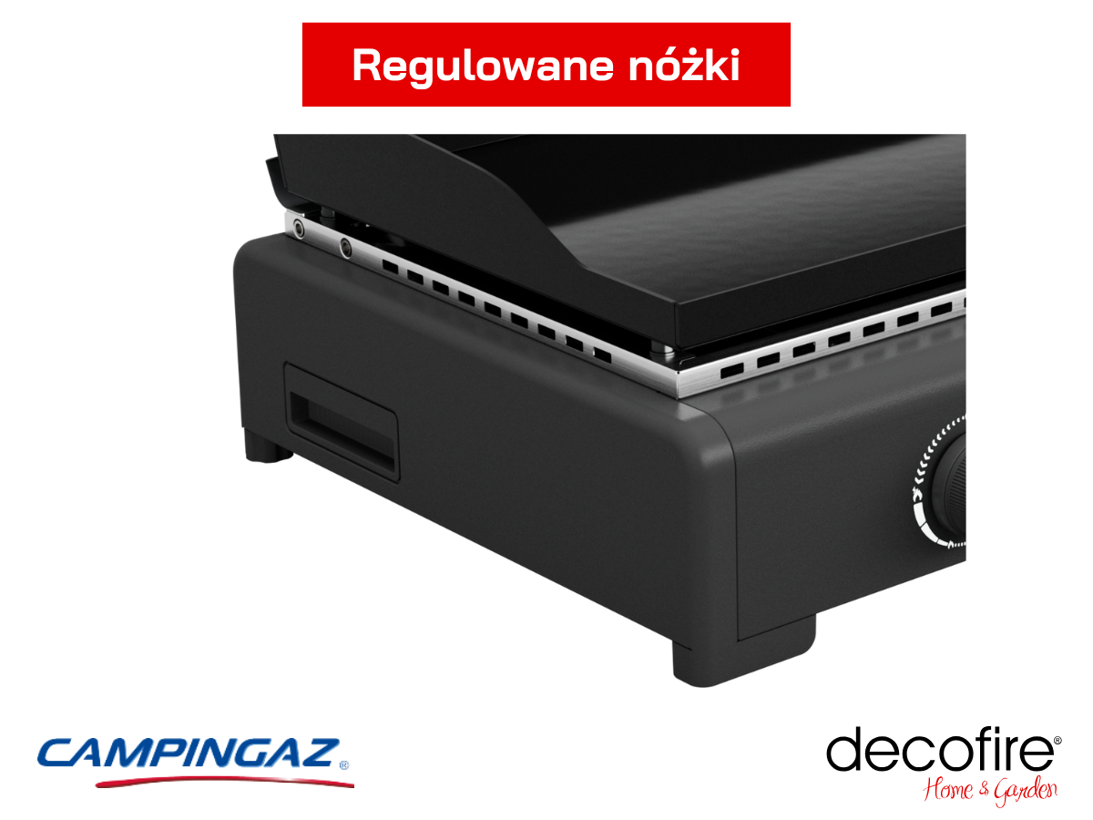 Grill gazowy Campingaz Plancha Othello 2 – regulowane nóżki