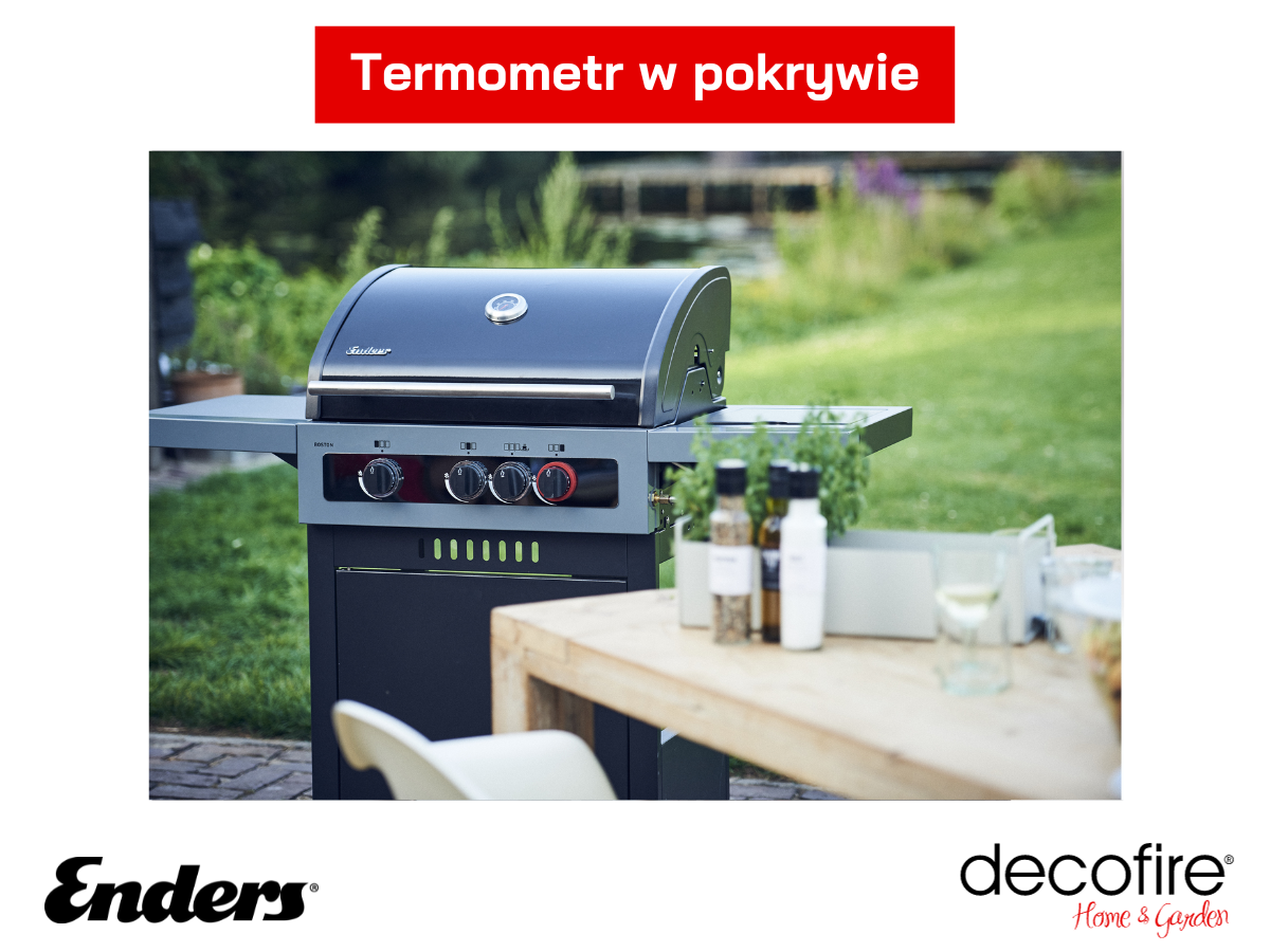 Termometr w grillu gazowym Enders Boston 3 K Turbo