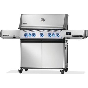 Grill gazowy Napoleon Prestige 665 Connected RSIB z palnikiem rożna i palnikiem bocznym Sizzle Zone WIFI (P665VXRSIBPSS-PL)